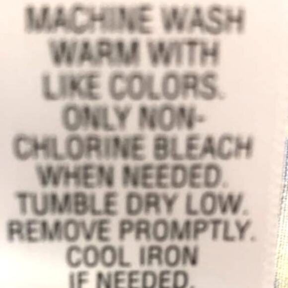 Dana Buchman Shirt XL Blue Button Up Floral 3/4 Sleeves Business Casual Office - Picture 8 of 8